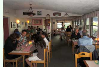 Diners in restaurant